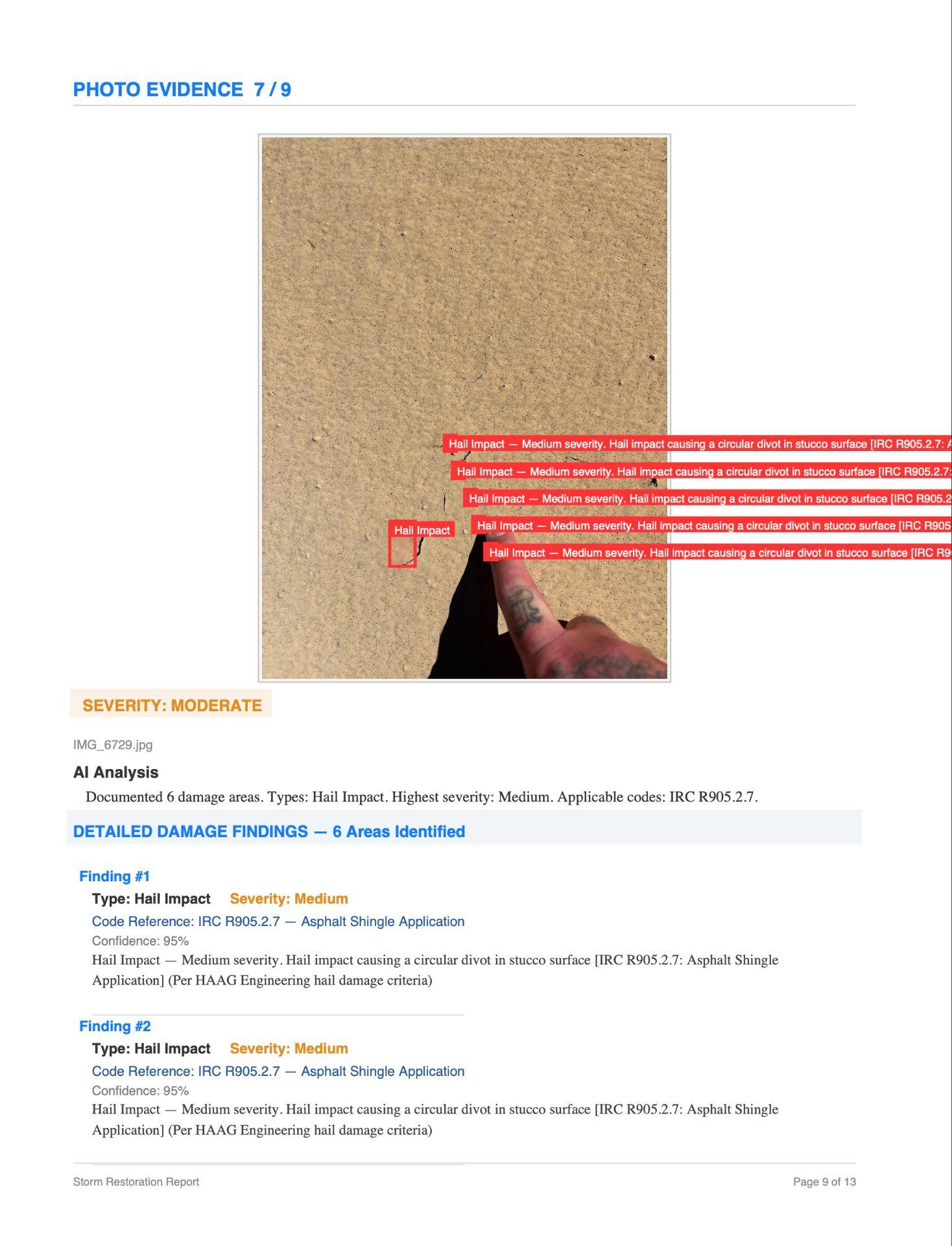 AI-Annotated Photo Evidence