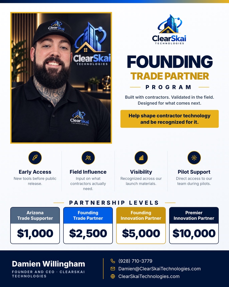 Founder and partner program flyer